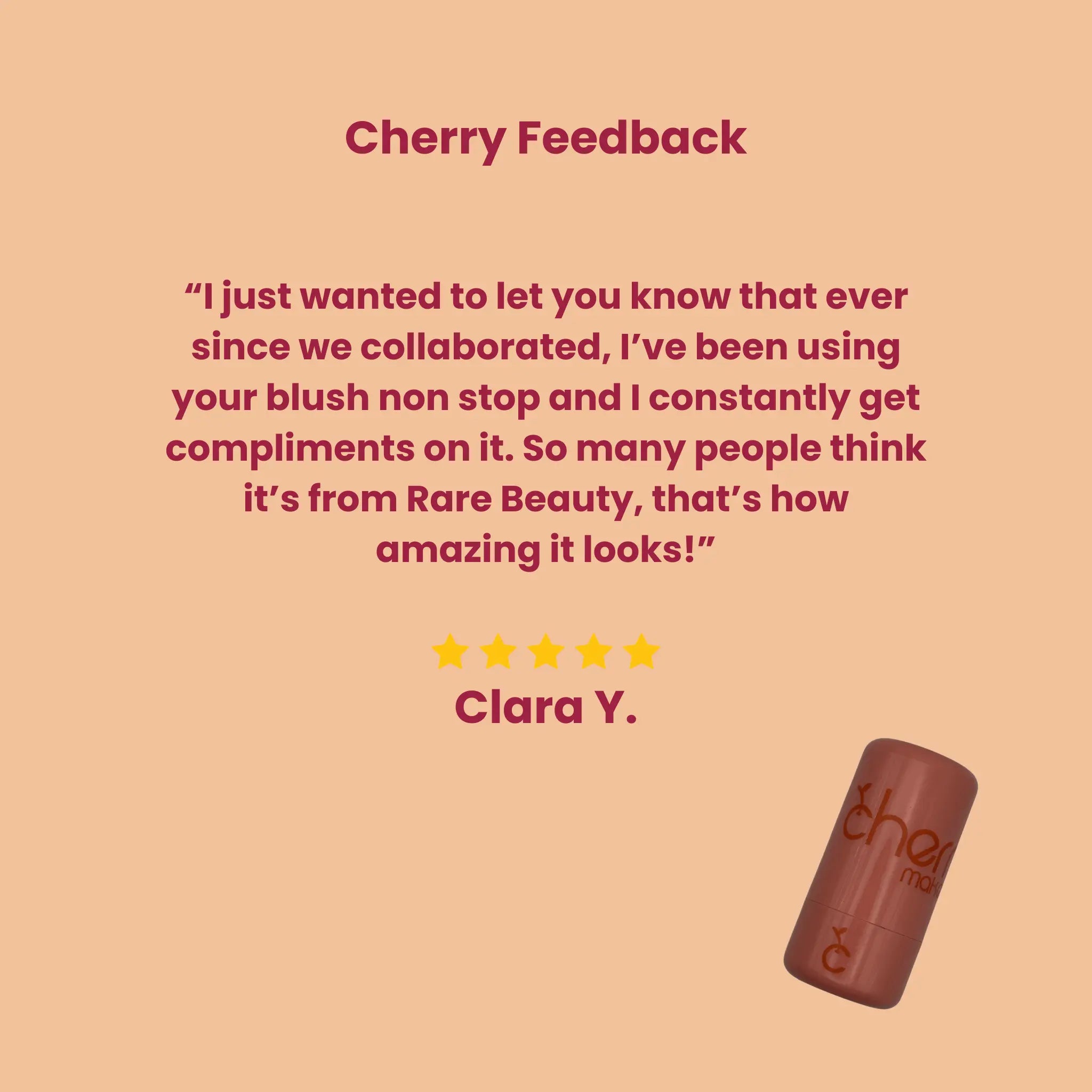 Cherry Makeup™ -  Jelly Tint  Peach Glow 🍑