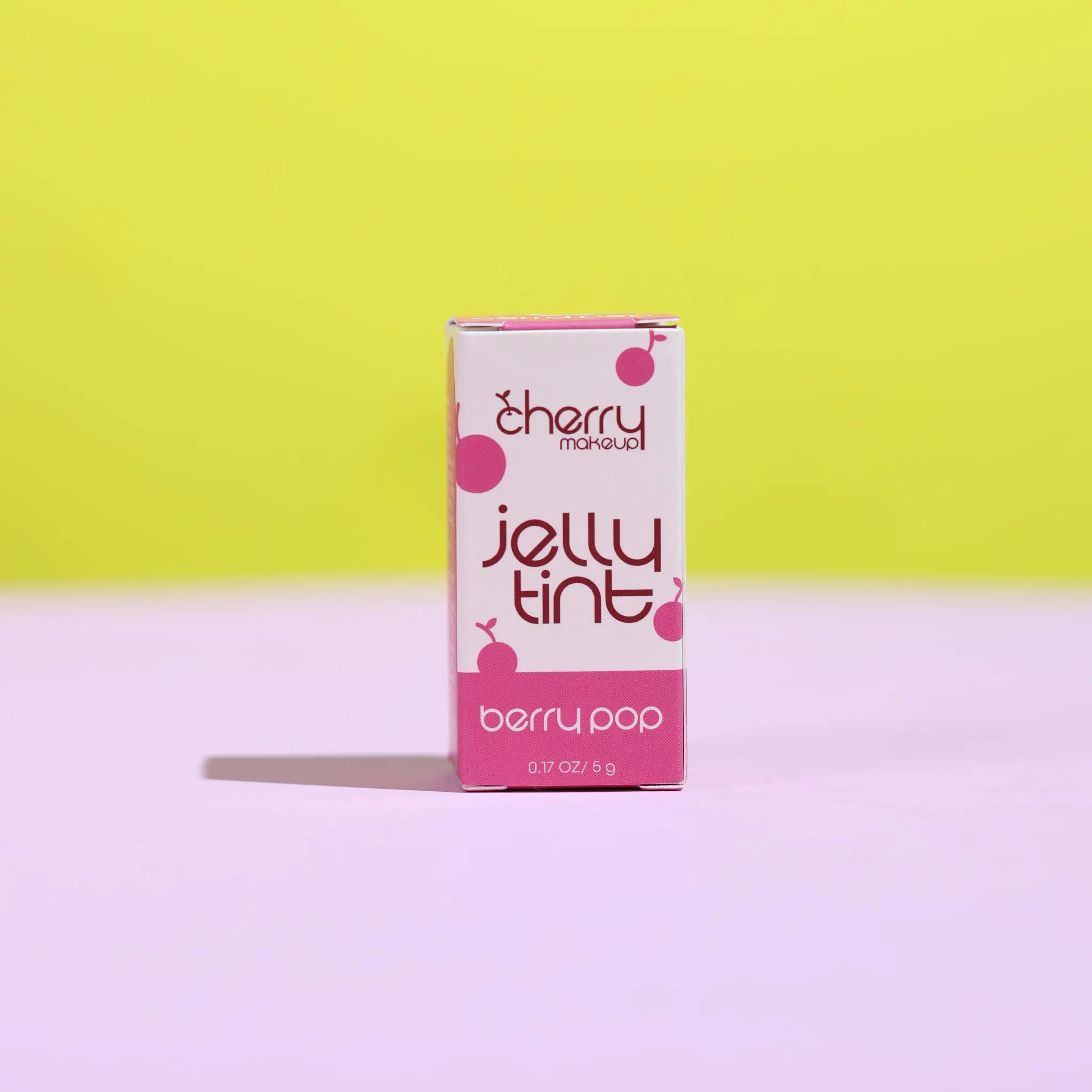 Cherry Makeup Jelly Tint Berry Pop - Vegan Jelly Tint for Lips and Cheeks