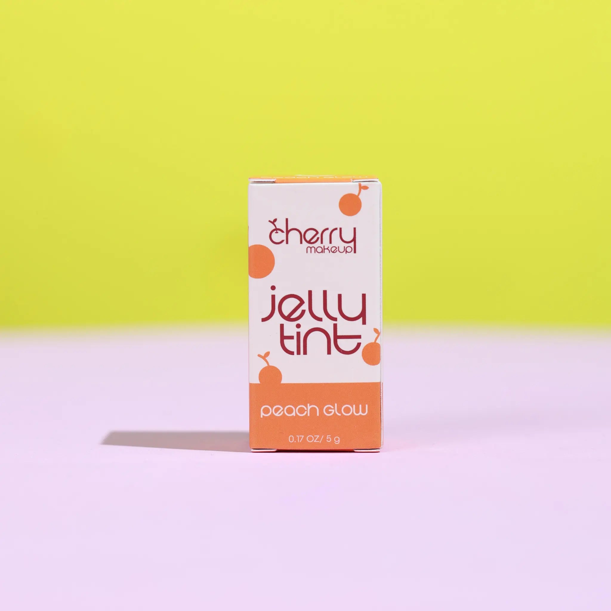 Cherry Makeup Jelly Tint Peach Glow - Cooling Hydrating Vegan Lip & Cheek Tint