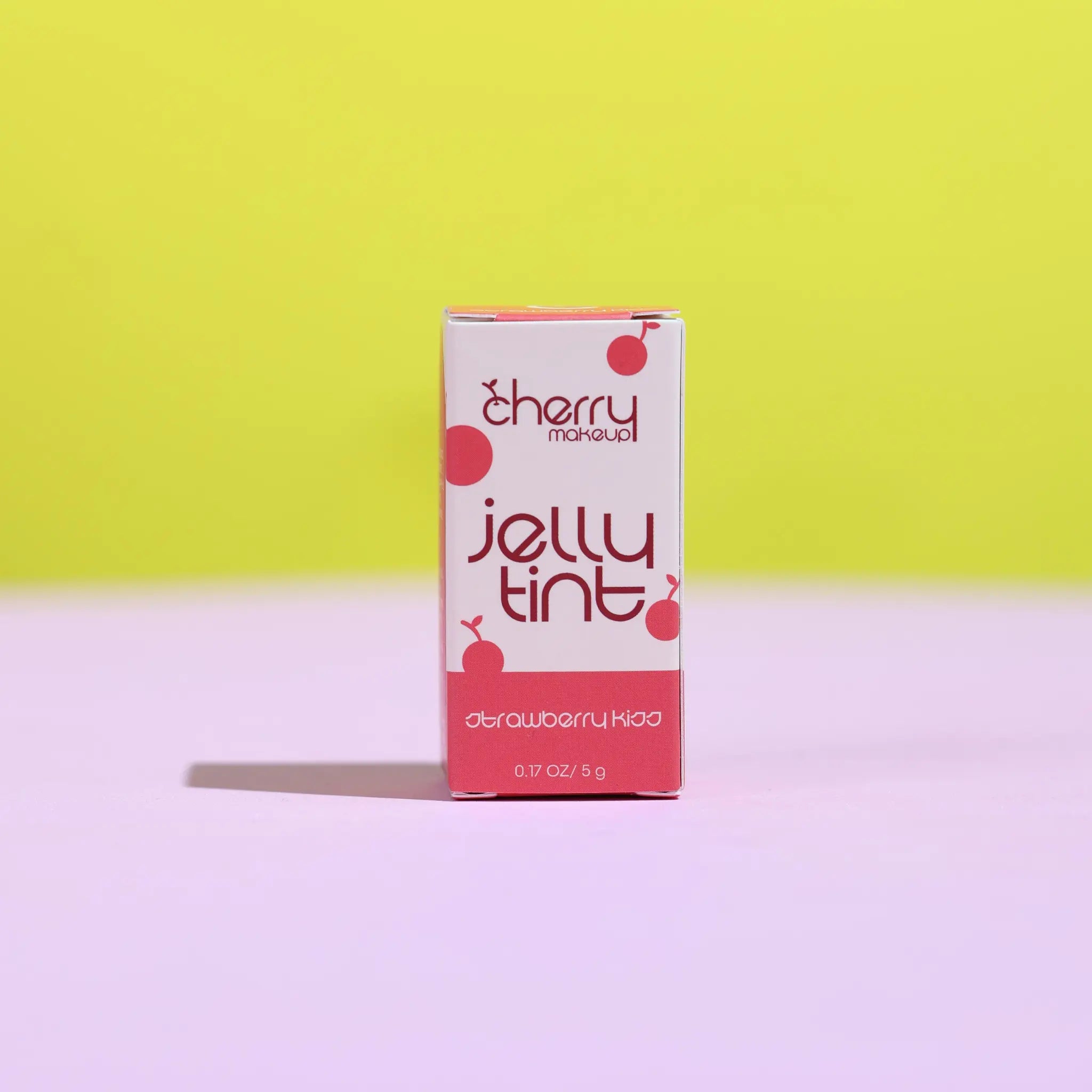 Cherry Makeup Jelly Tint Strawberry Kiss - Vegan Hydrating Lip & Cheek Tint